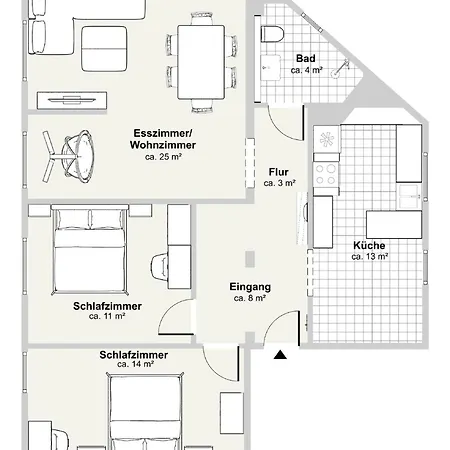 Maremar - Design - 2 Schlafzimmer - Luxus Boxspringbetten - Kueche - Highspeed Wifi - Arbeitsplaetze Appartement