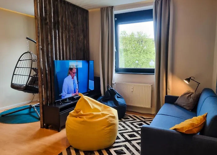 Lägenhet Maremar - Design - 2 Schlafzimmer - Luxus Boxspringbetten - Kueche - Highspeed Wifi - Arbeitsplaetze *