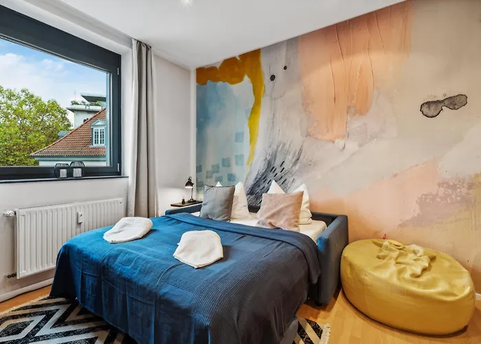 Maremar - Design - 2 Schlafzimmer - Luxus Boxspringbetten - Kueche - Highspeed Wifi - Arbeitsplaetze Apartman Braunschweig